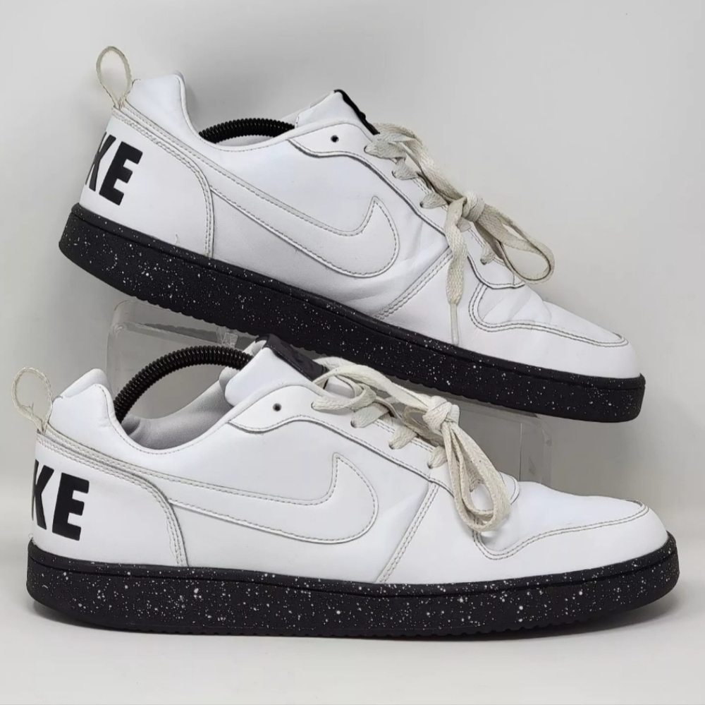 Nike Men's Court Borough Size 12 Low Se Coat Barlow White 916760-100 Pre-owned
